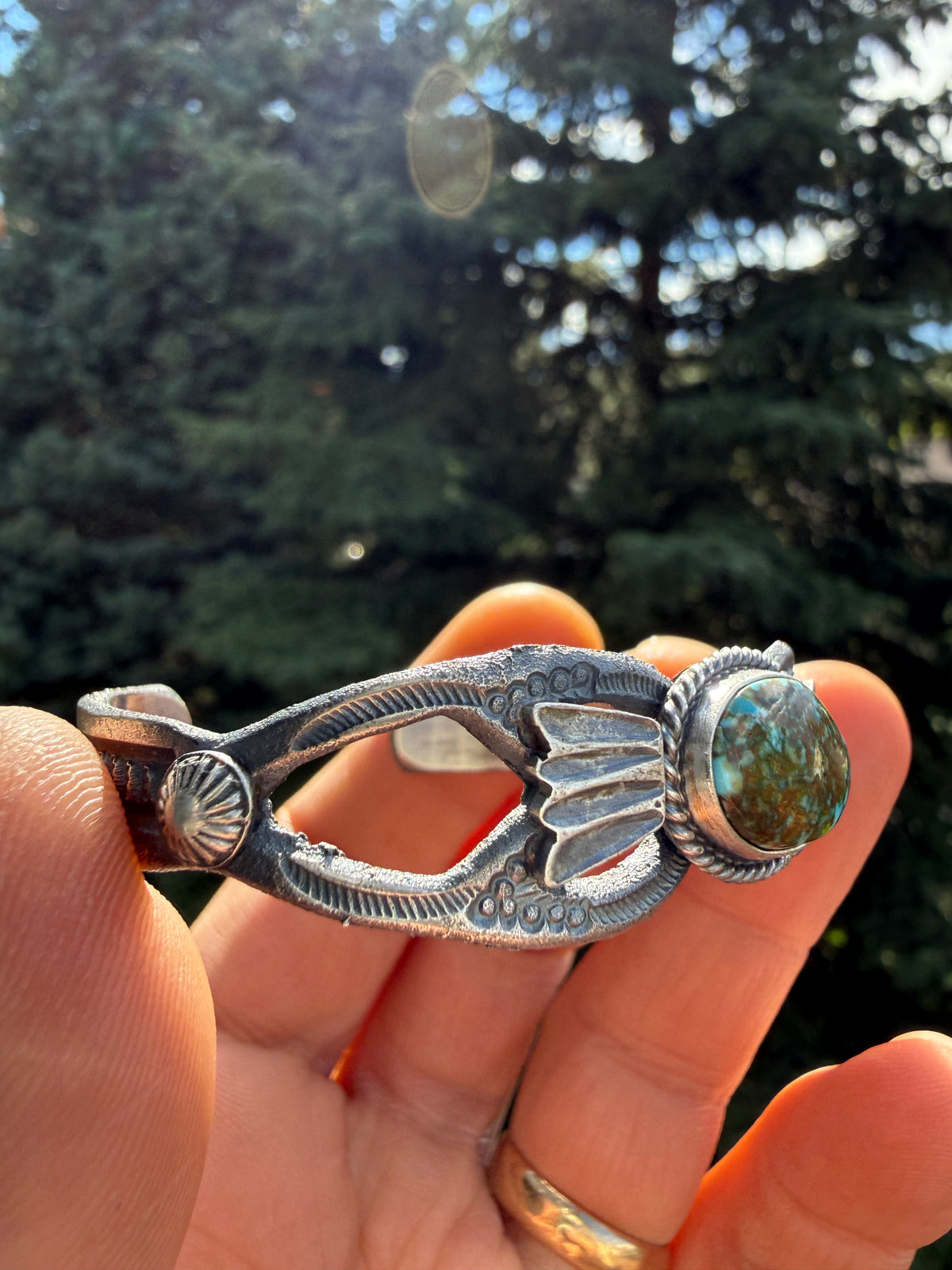Kevin Billah Kingman Turquoise Cuff SZ 6.5