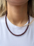 Tiffany Garcia Navajo Purple Spiny Oyster Necklace 18”