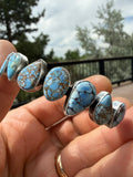 Tom Lewis Navajo Golden Hills Turquoise Cuff SZ 6.5