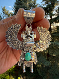 Alvin Lee Sonoran Turquoise Pendant