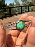 Keith Henry Navajo Sonoran Gold Turquoise Cuff SZ 6.5