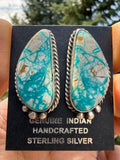 Johnny Dixon Royston Turquoise Post Earrings