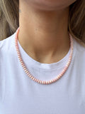 Tiffany Garcia Navajo Pink Conch Necklace 18”