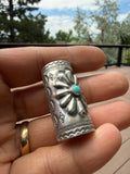 Joan Begay Navajo Turquoise Hair Ponytail Cuff