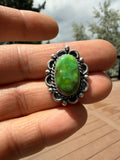 Freda Martinez Navajo Kingman Turquoise Ring SZ 6