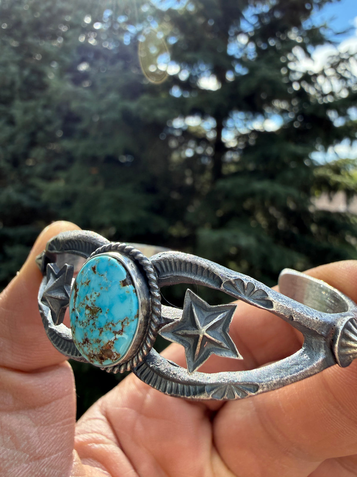 Kevin Billah Kingman Turquoise Cuff SZ 6.5