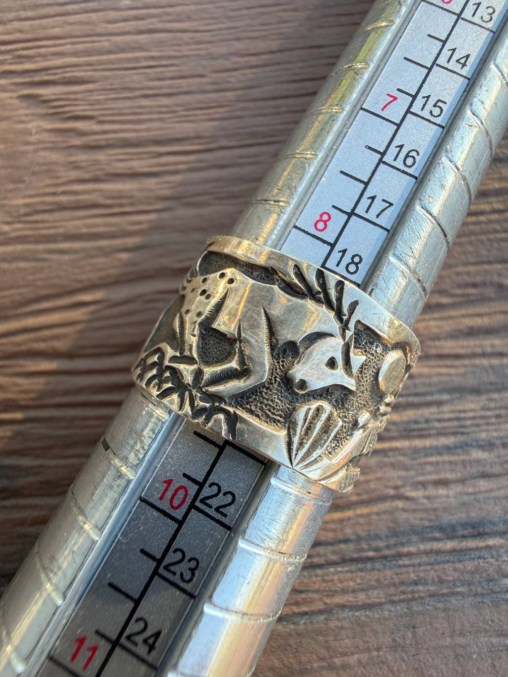 Loyd Becenti Handmade Navajo Horse Ring SZ 9