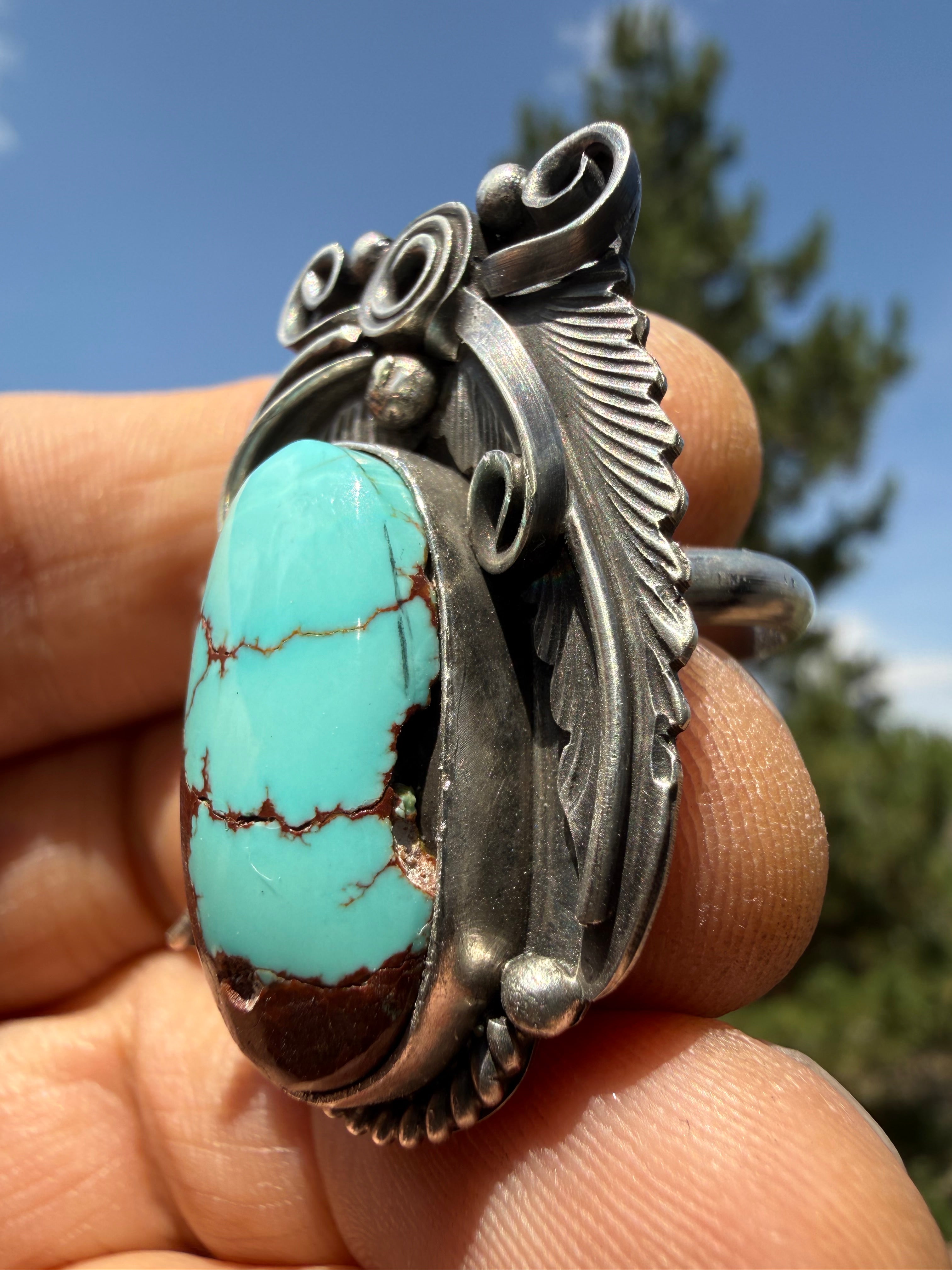 Jimmy Lee Navajo #8 Turquoise Size Adjustable