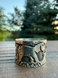 Loyd Becenti Handmade Navajo Horse Ring SZ 7.5