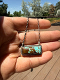 Johnny Dixon Navajo #8 Turquoise Necklace 16”