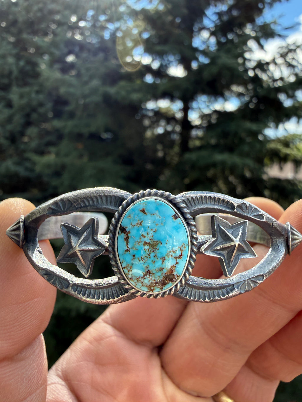 Kevin Billah Kingman Turquoise Cuff SZ 6.5