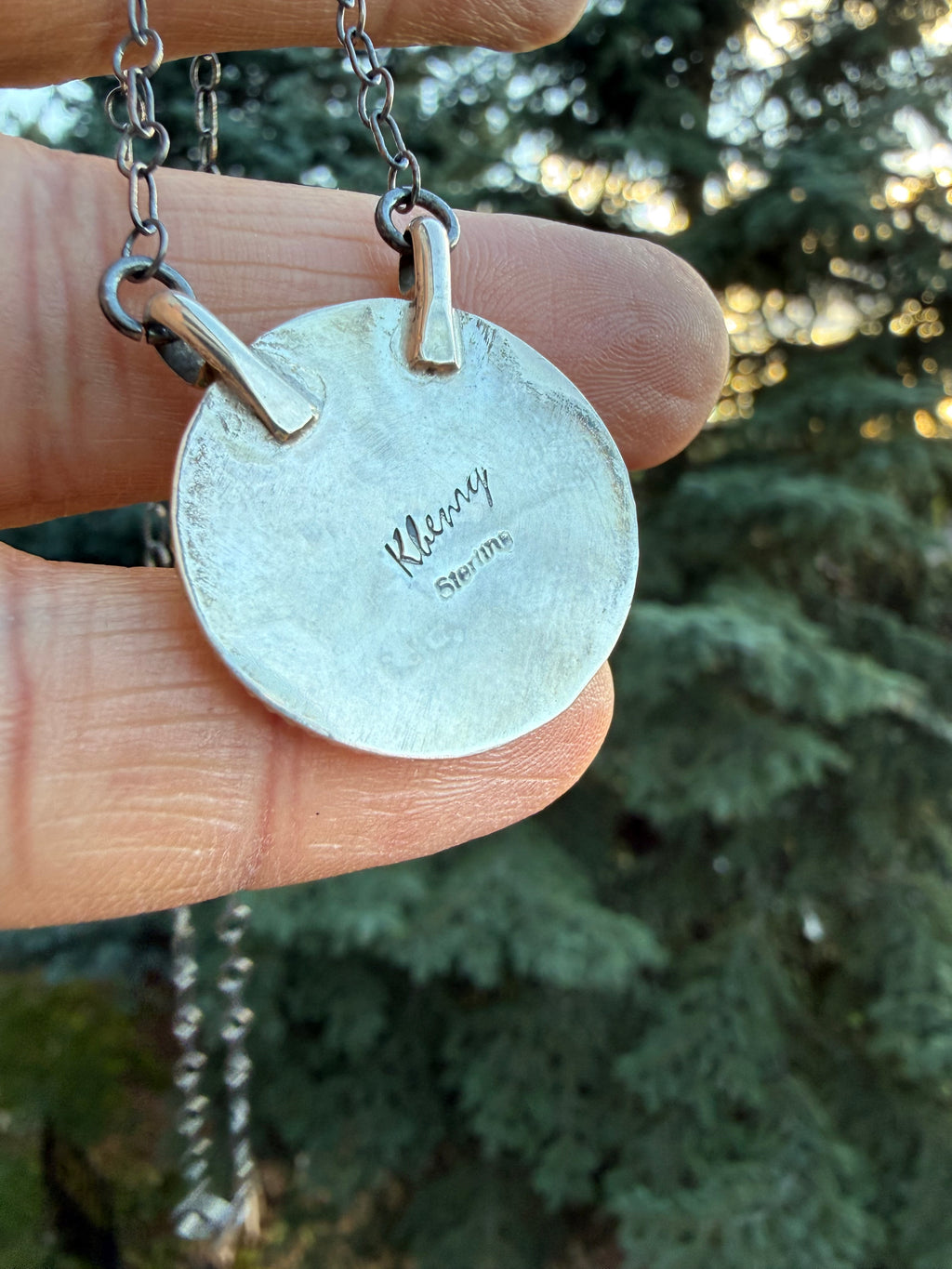 Keith Henry Buffalo Coin Necklace 18 inch