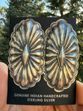 Rita Lee Handmade Navajo Post Concho Earrings