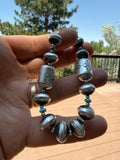 Sharon Cooley Handmade Navajo Pearl Barrel Bracelet SZ 7