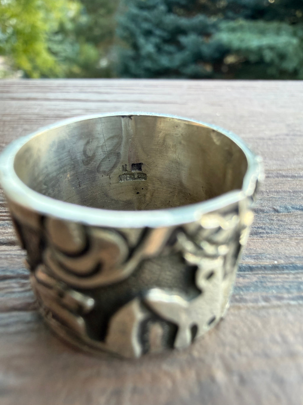 Loyd Becenti Handmade Navajo Horse Ring SZ 7.5