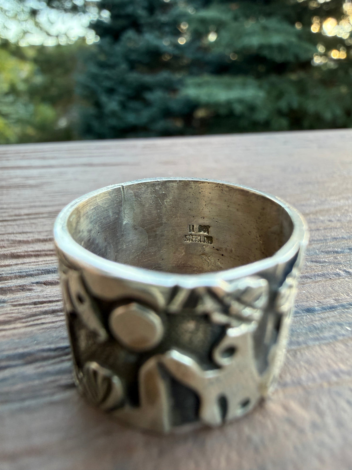 Loyd Becenti Handmade Navajo Horse Ring SZ 8
