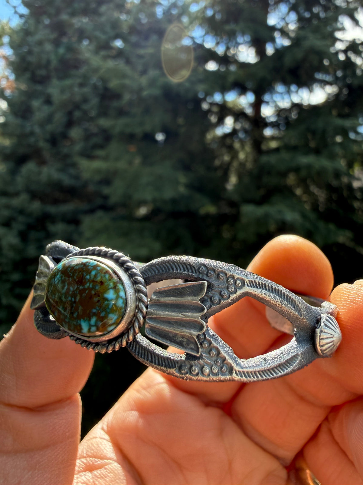 Kevin Billah Kingman Turquoise Cuff SZ 6.5
