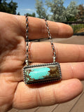 Johnny Dixon Navajo #8 Turquoise Necklace 16”