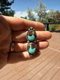 Johnny Dixon Navajo #8 Turquoise Ring SZ Adjustable