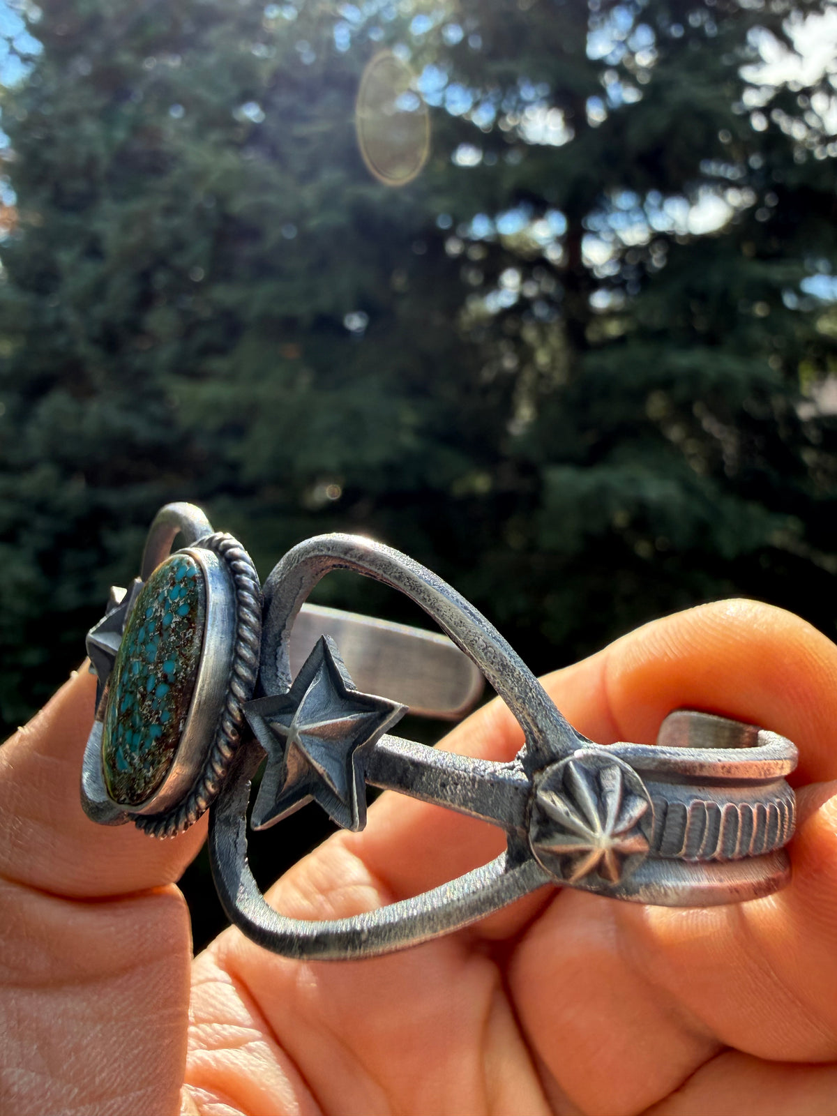 Kevin Billah Kingman Turquoise Cuff SZ 6.5