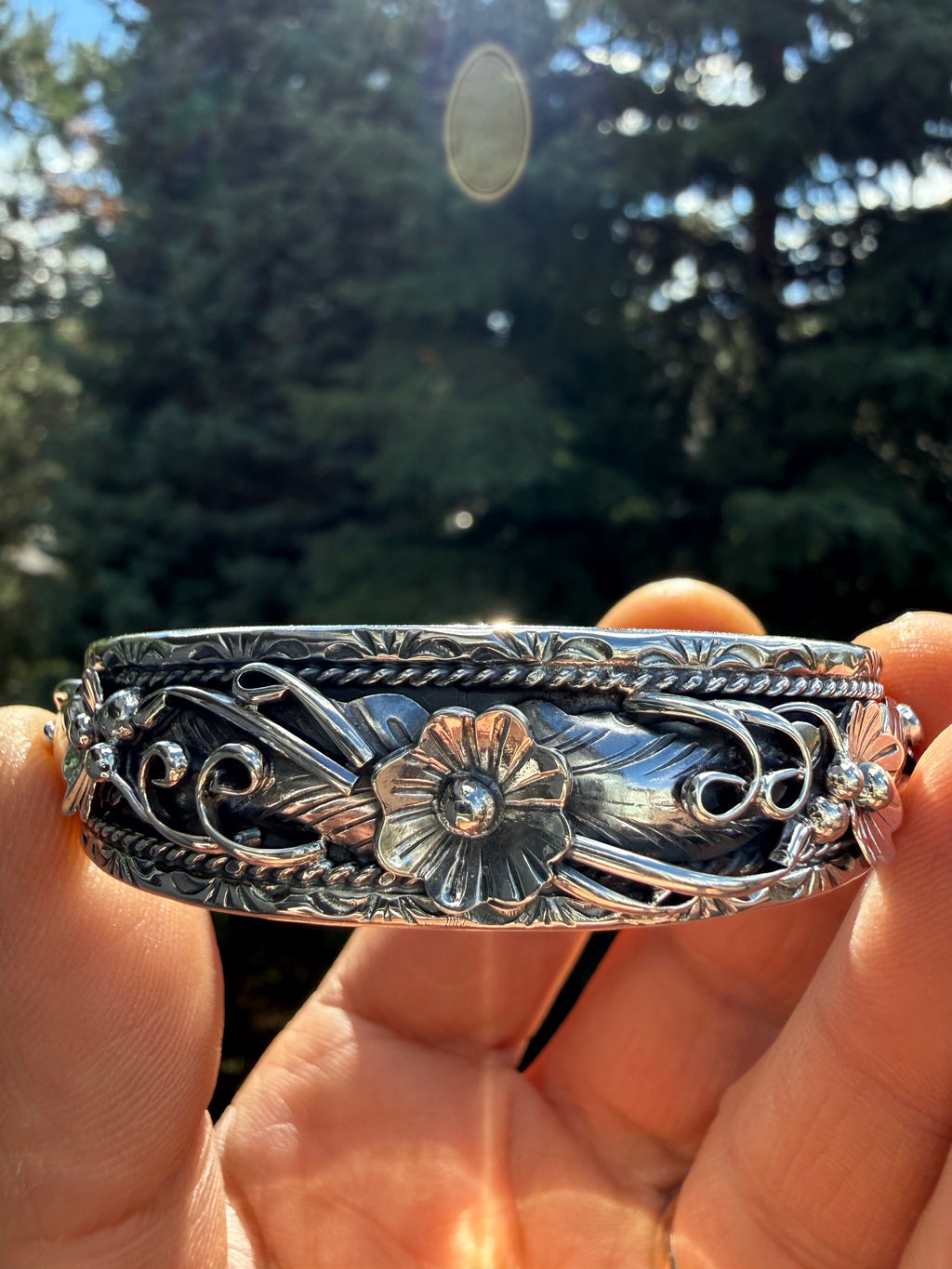 Bessie Joe Handmade Navajo Cuff SZ 6.5