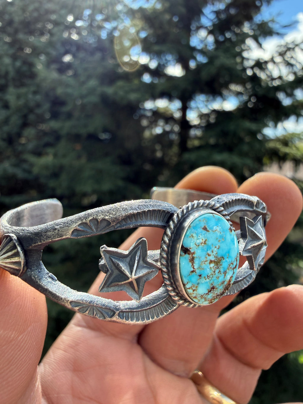 Kevin Billah Kingman Turquoise Cuff SZ 6.5