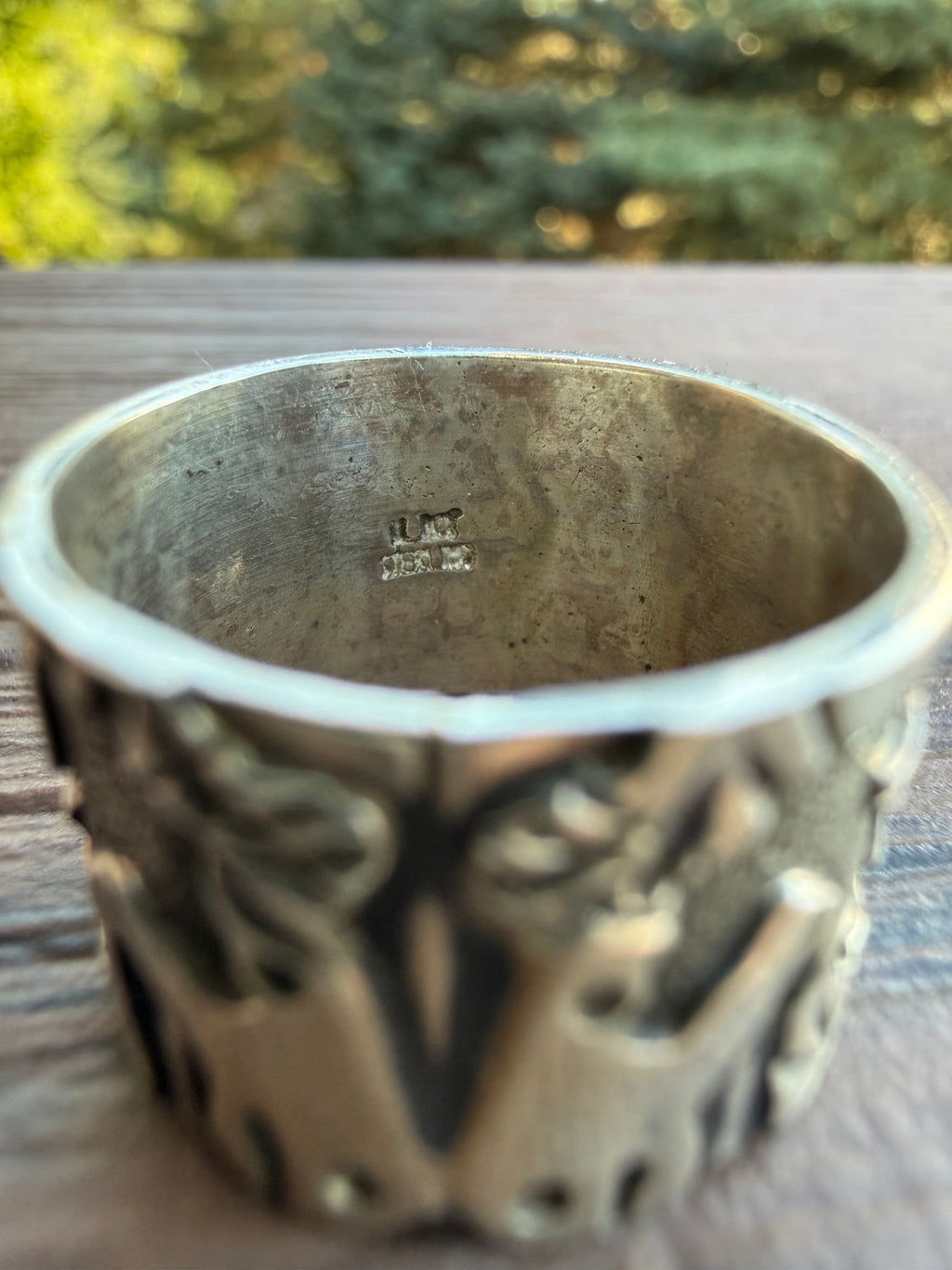 Loyd Becenti Handmade Navajo Horse Ring SZ 8.5