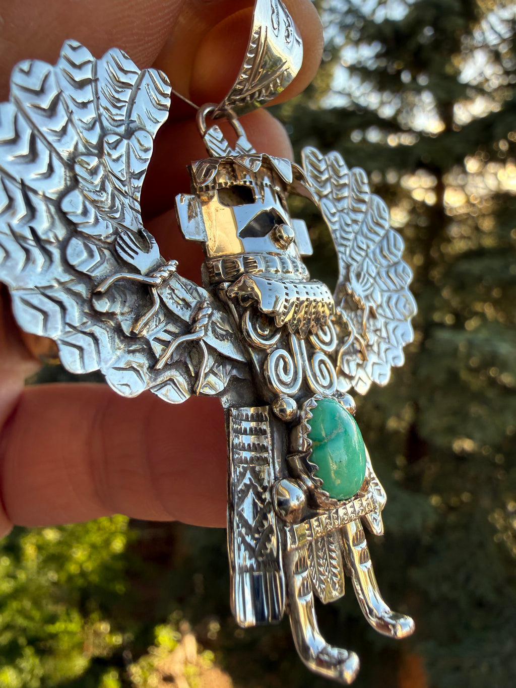 Alvin Lee Sonoran Turquoise Pendant